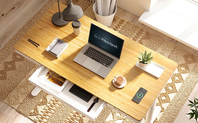 Flexispot Adjustable Standing Desk comhar Pro Q8