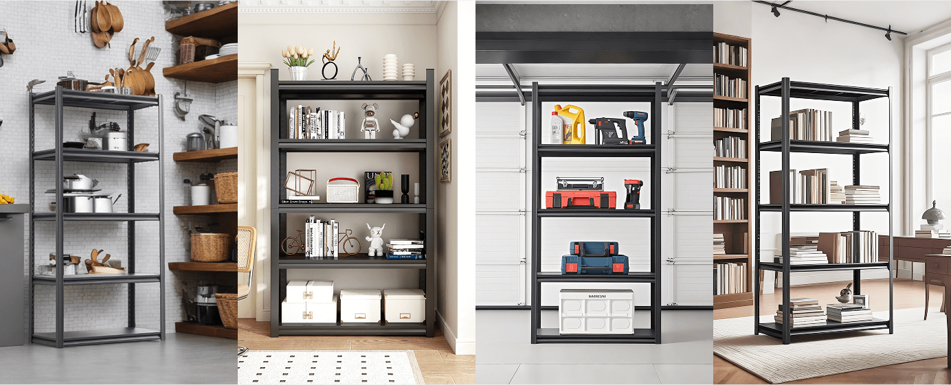 havefungarage productsML MULTI STANDフレーム Heavy Duty Garage Storage Shelves | FLEXIMOUNTS