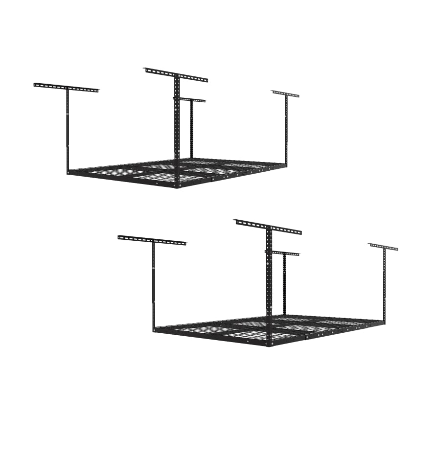 FLEXIMOUNTS 2-Pack 4x6 feet garage organization systems£¬Black