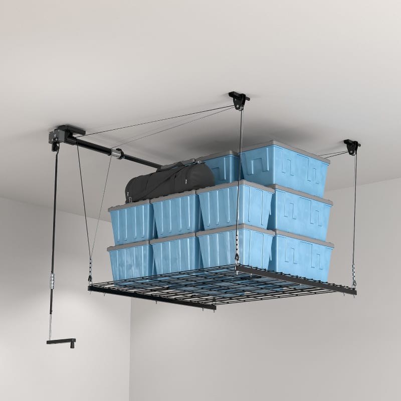 GL1 Overhead Garage Lifting Storage Rack February 2025 FLEXIMOUNTS