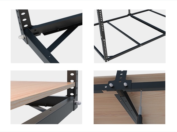 GR48-H Hooks 4' x 8' Overhead Garage Storage Rack - May 2025