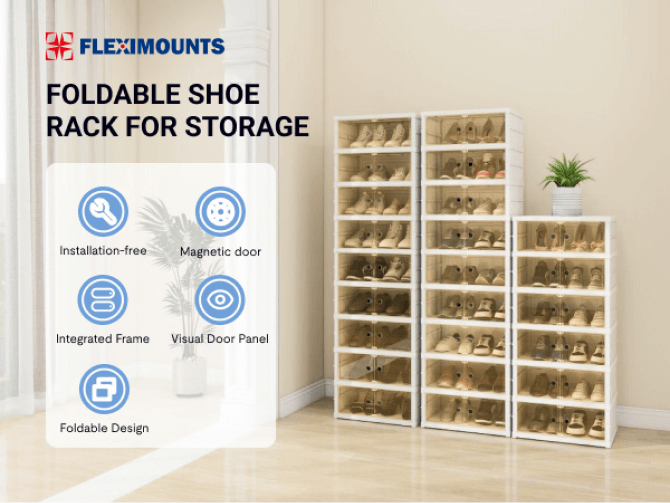 ST20 Shoe Rack Organizer Storage box | FLEXIMOUNTS