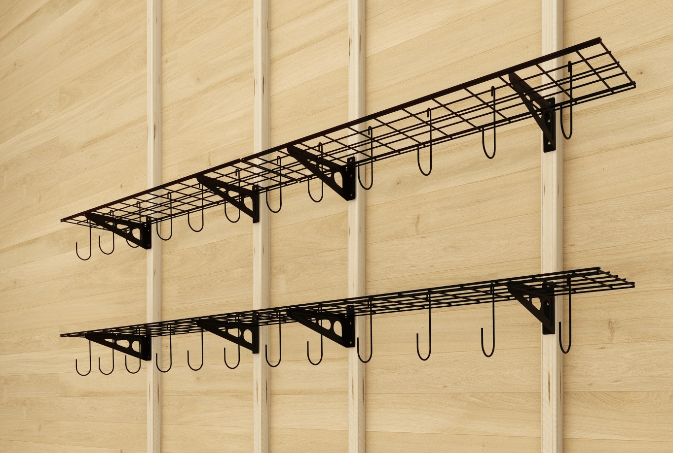☆ Garage Hanger LB Ver.4 Bike Rack Garage Wall Mount, 4 Pack Heavy Duty Vertical Bike