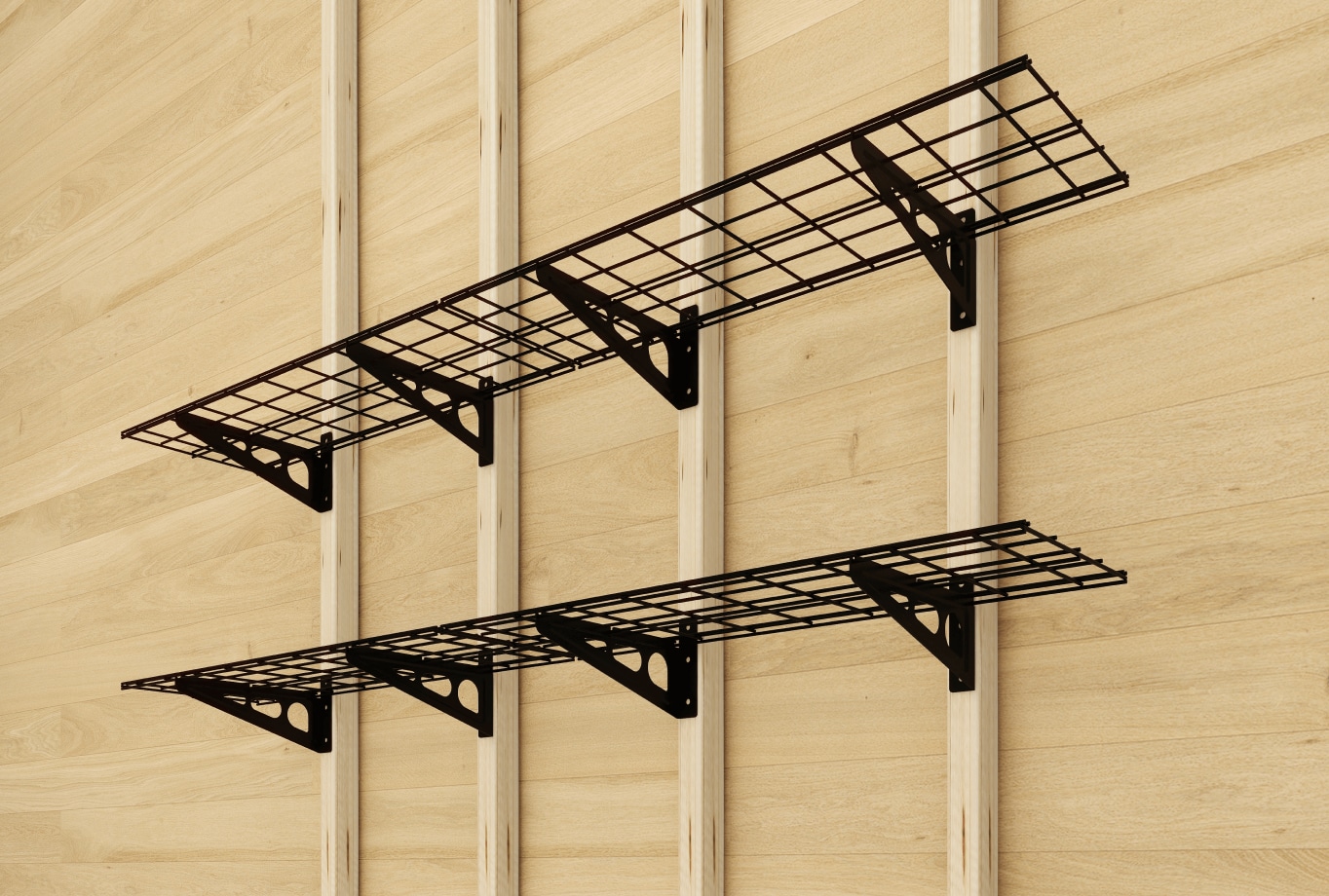 WR26 Classic 2-Pack 2' x 6' Wall Shelving