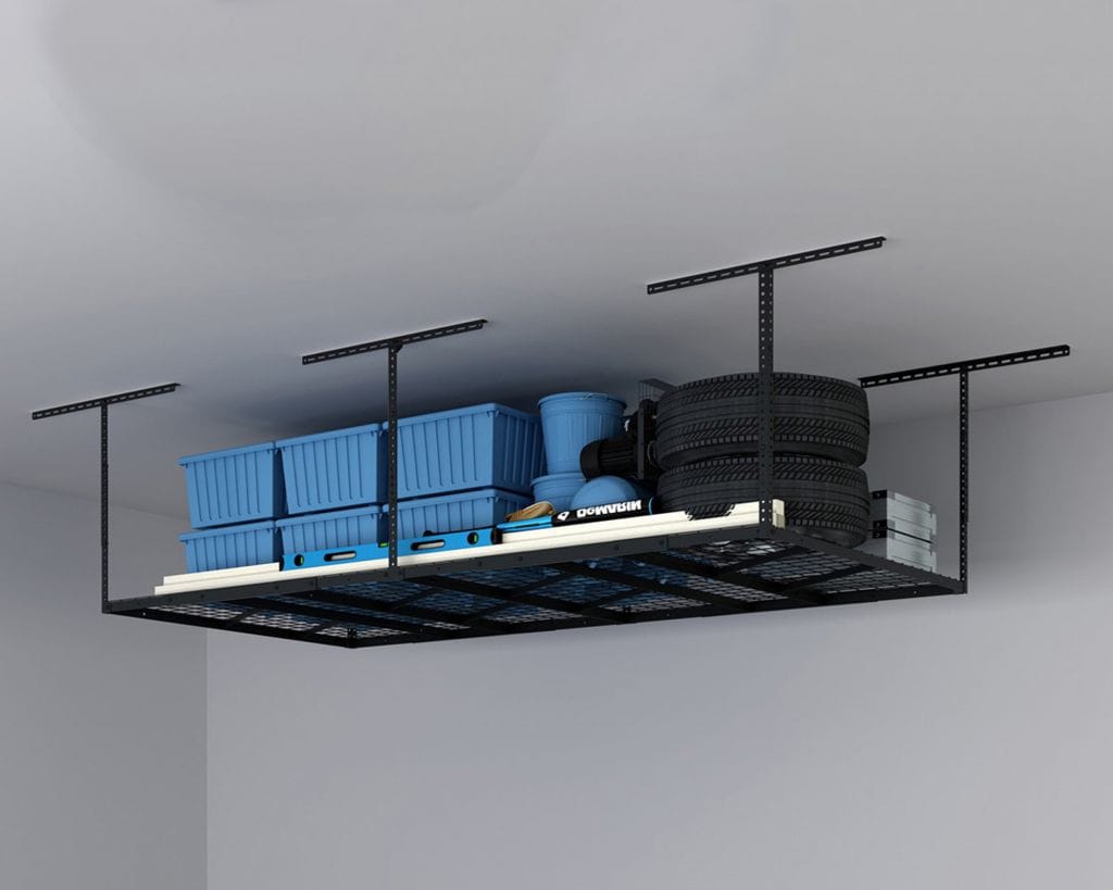 Reclaim Floor Space by Using Garage Overhead Racks