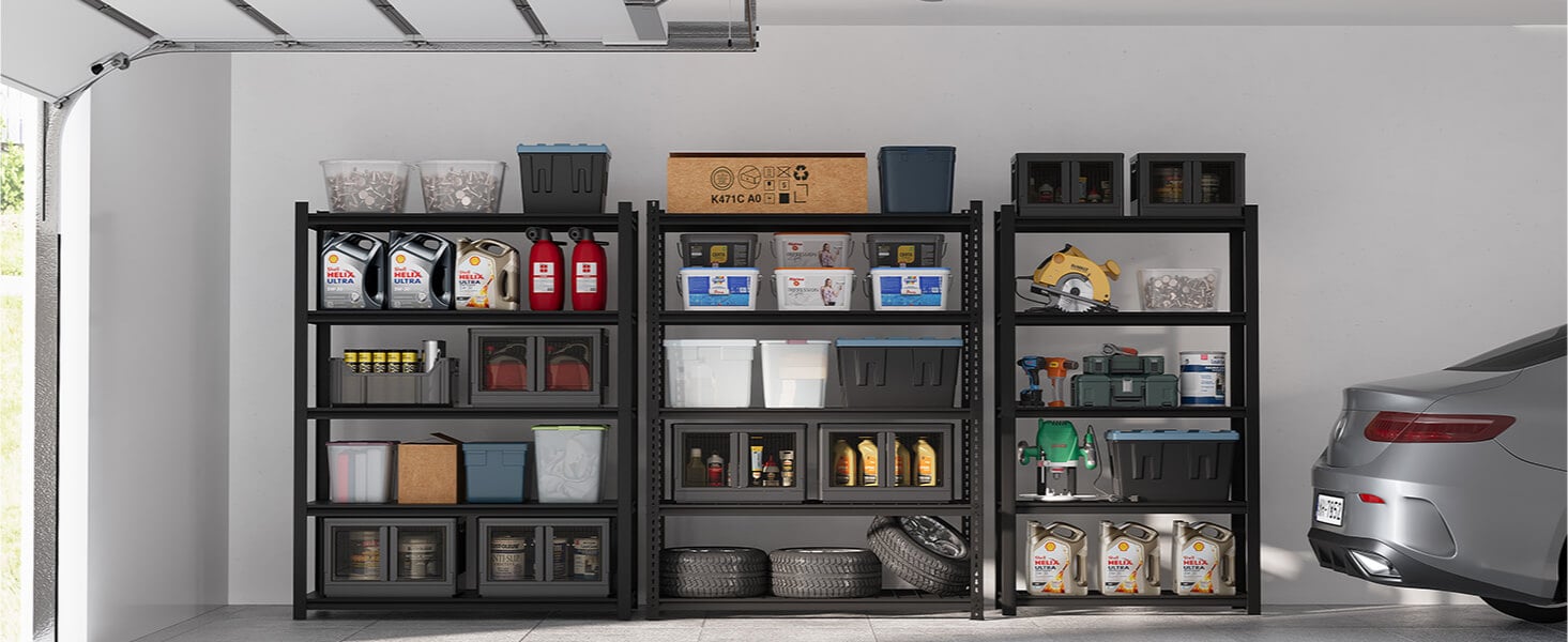 FS16B-WG 1′ × 6′ Basement Storage Shelves - Thumbnail 2
