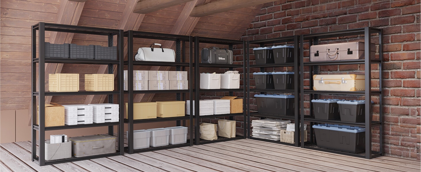 FS16B-WG 1′ × 6′ Basement Storage Shelves - Thumbnail 3