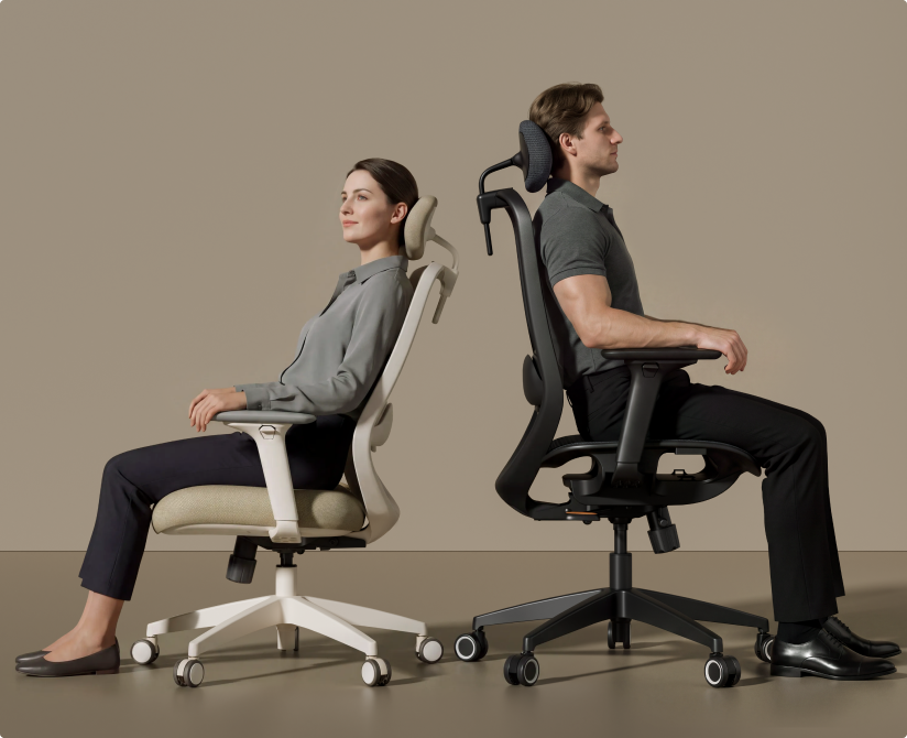 C5 ergonomic chair offering a comfortable sitting experience