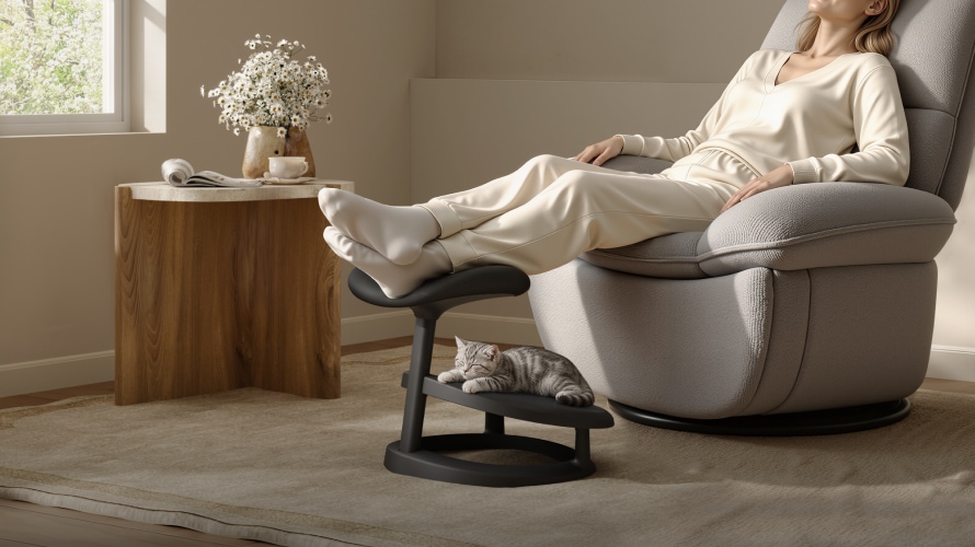 Make room for everyday relaxation with the CF4 footrest.