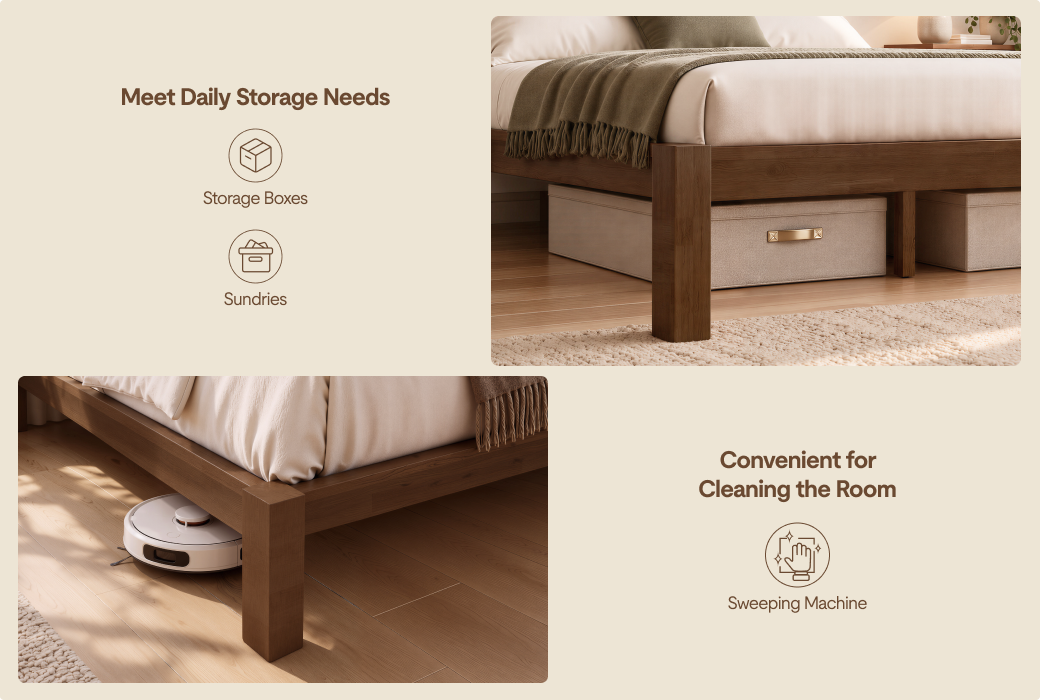 Meet Daily Storage Needs, Convenient for Cleaning the Room