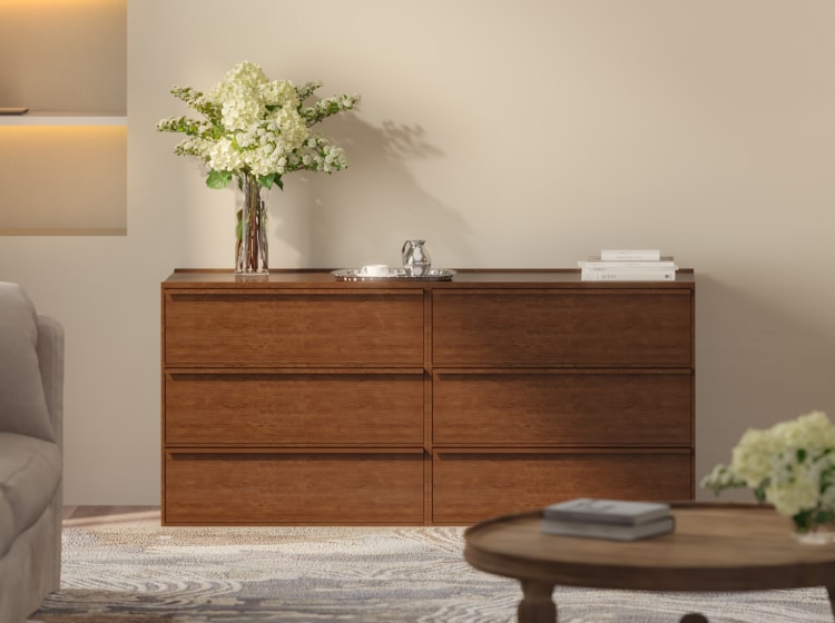 FlexiSpot Kana Modular Dresser in Walnut