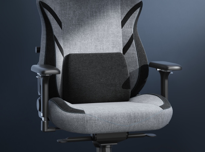 Additional lumbar cushion detail of the GC7 ergonomic gaming chair