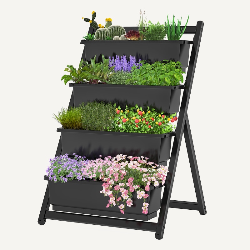 FSF101 4-Tier Vertical Raised Garden Bed |Flexispot US | Flexispot