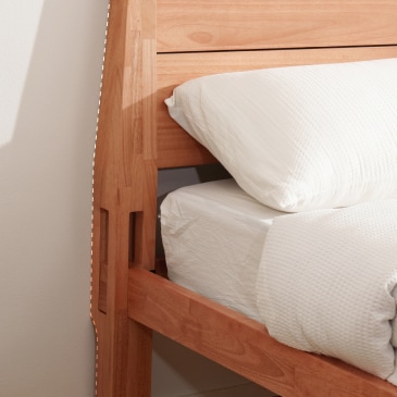 FlexiSpot Kana Japanese Joinery Bed with Headboard | Simple