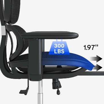 QuadFlex Ergonomic Chair丨Stable, Comfortable Office Seating