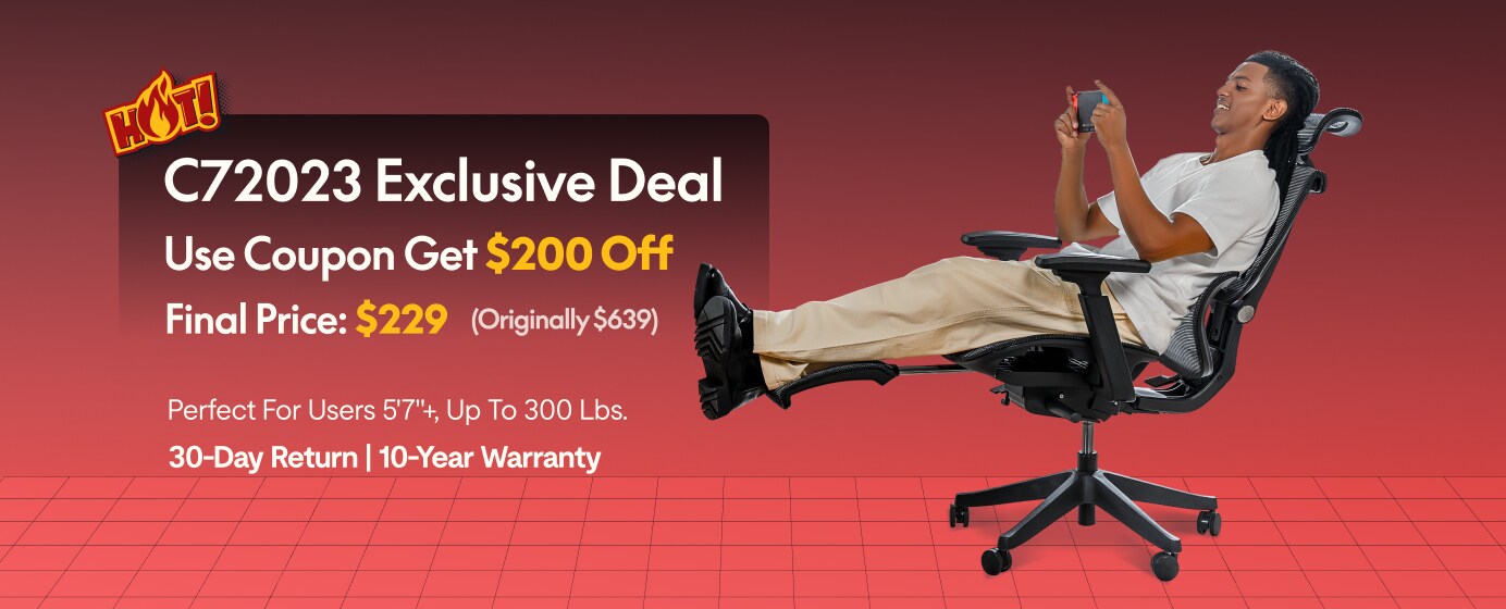 Ergonomic Office Chair FlexiChair C7 for Improved Posture and Productivity Flexispot