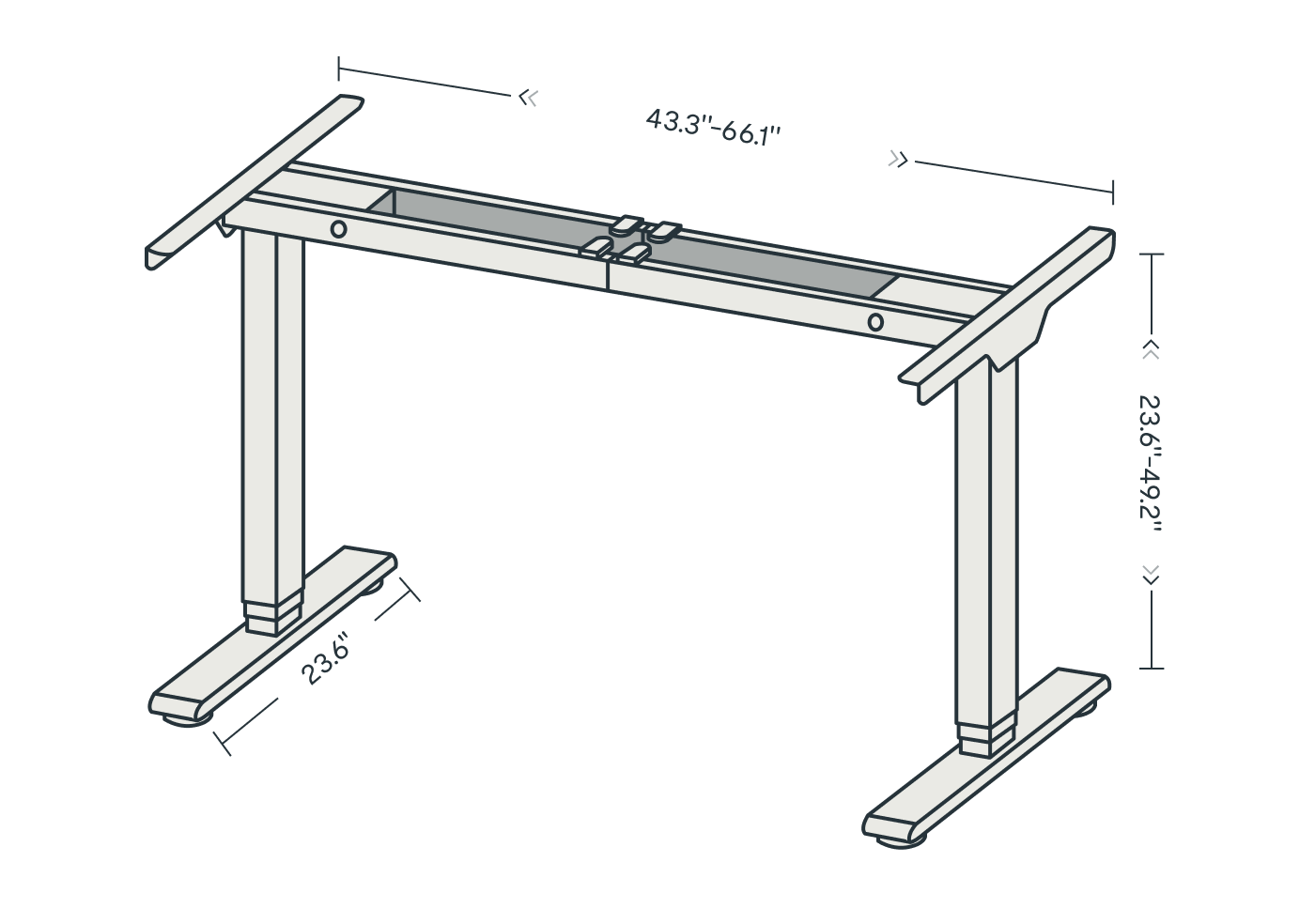 FlexiSpot Premium Gaming Standing Desk | G7 Gaming Desk