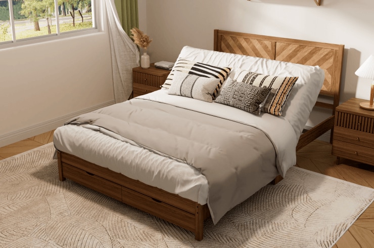 FlexiSpot Adjustable Half Bed S507 | Quiet Operation, Comfort Feeling