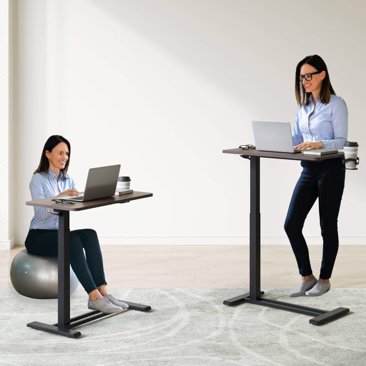 Height Adjustable Overbed Table | Flexispot