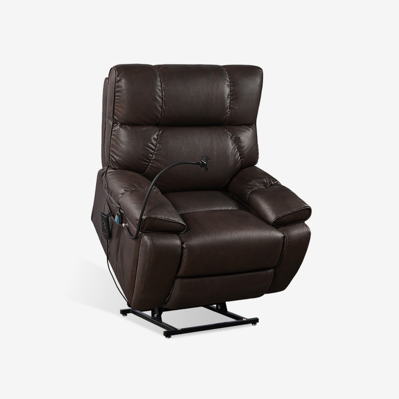 XDL93 Power Lift Recliner Chair With Heat And Massage And Cup And