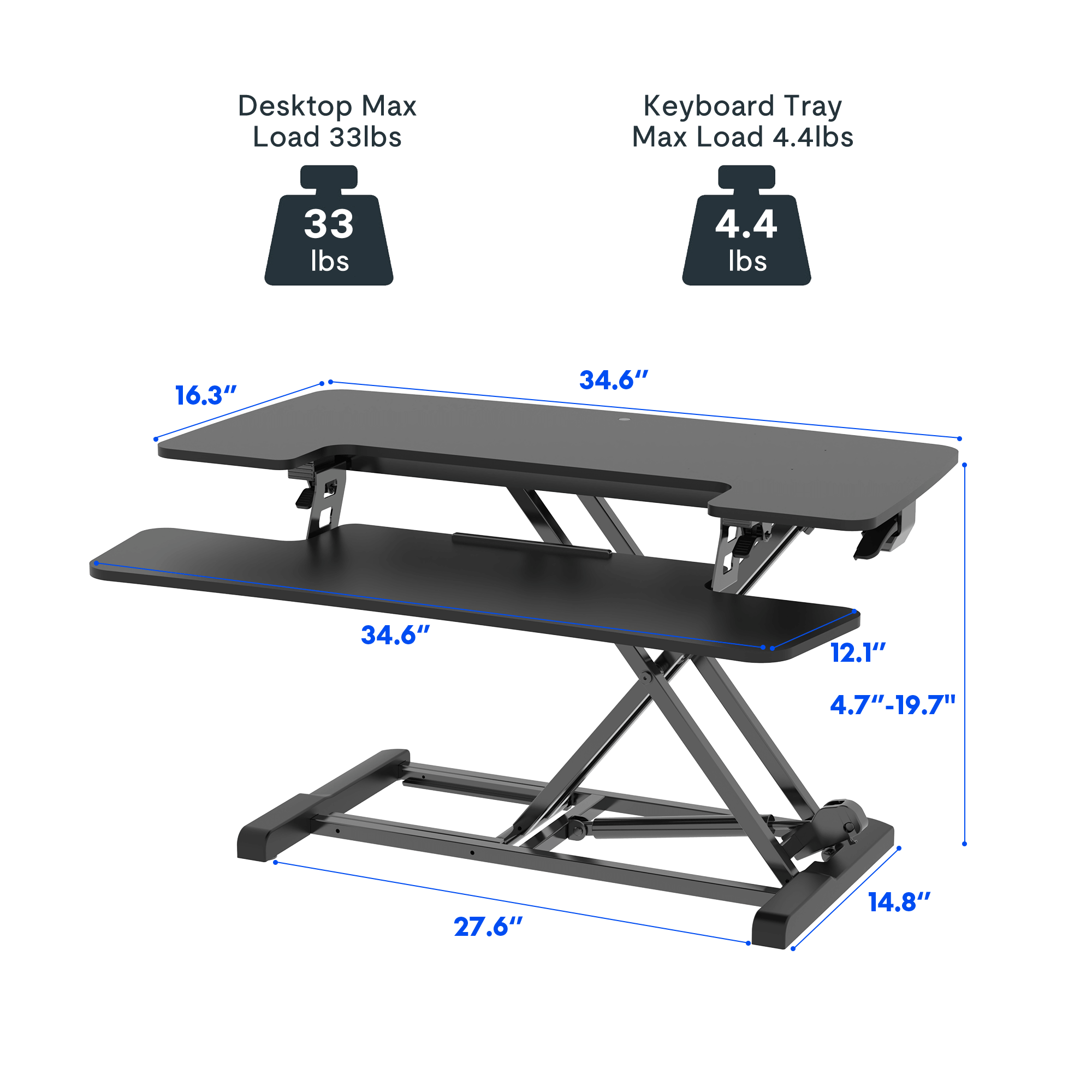 Standing Desk Converter AlcoveRiser M7-E | FlexiSpot