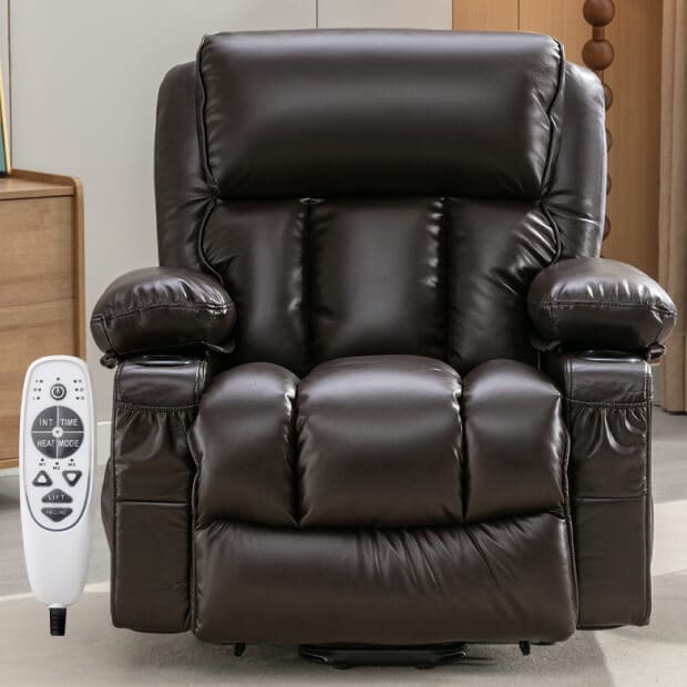XDL23 Power Lift Recliner Chair With Heat And Massage And Cup