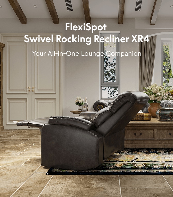 XR4 Power Swivel Rocker Recliner - Modern Recliners