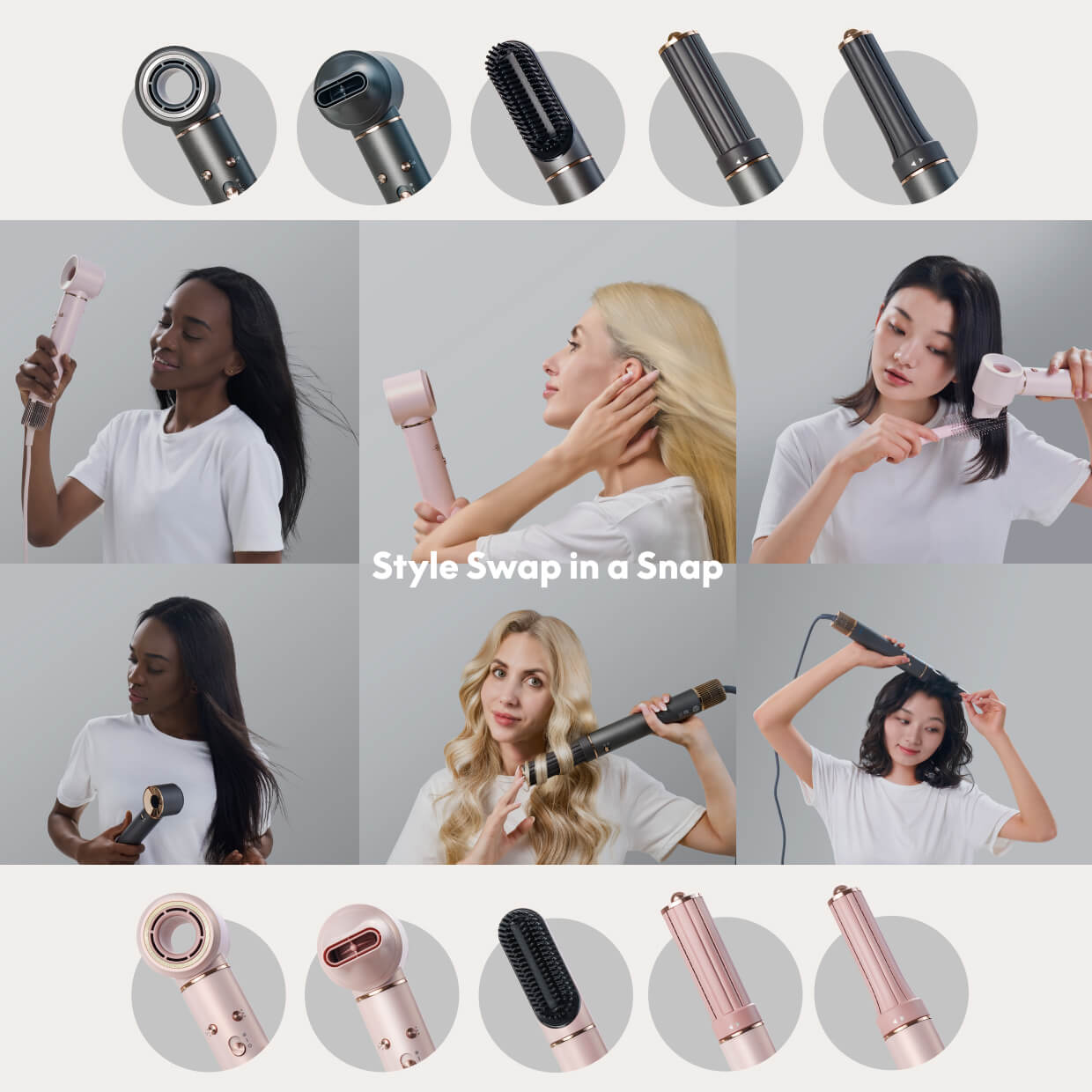 B2 Hair Dryer | Multi-Functional Styling Tool, Fast Drying | Flexispot